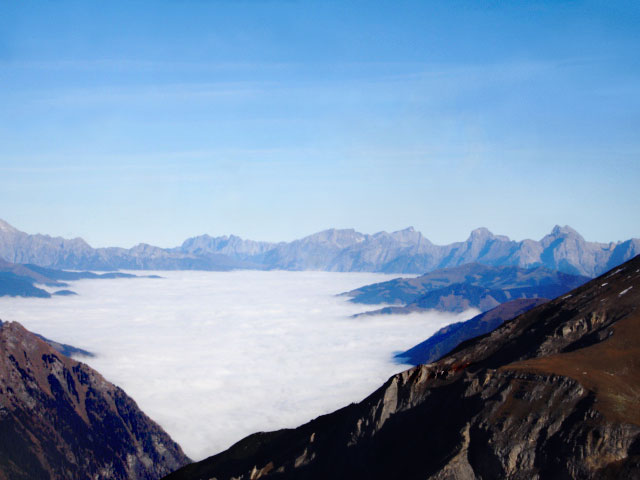 Edelweißspitze Richtung Steinernes Meer